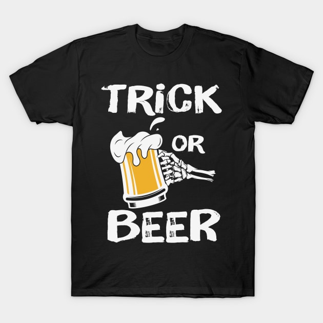 Trick or Beer T-Shirt by FlawlessSeams